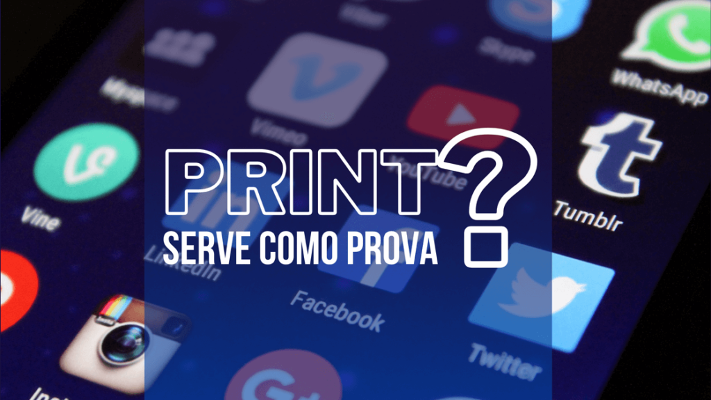 print serve como prova?