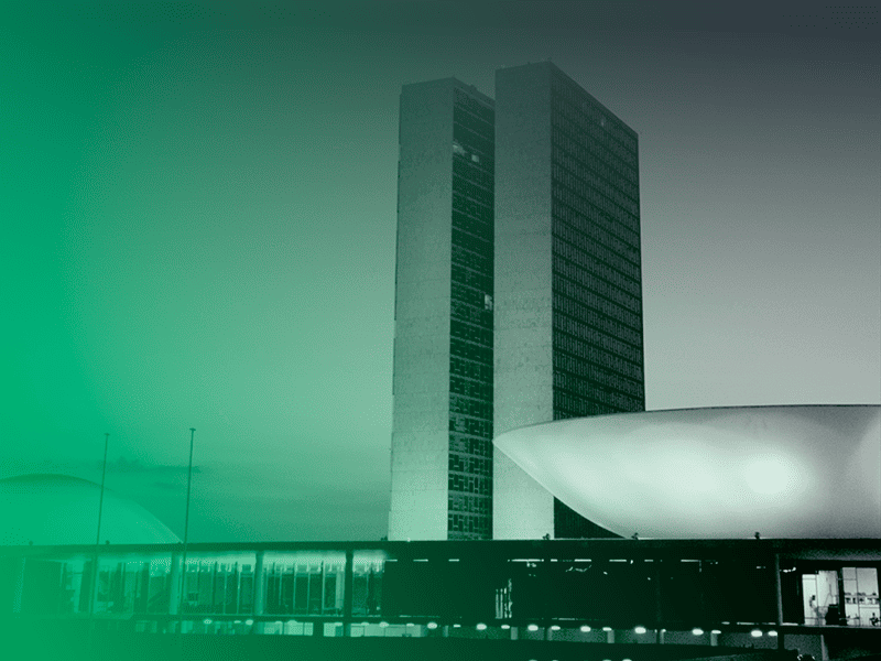 senado-federal-implementa-tecnologia-da-verifact A imagem mostra a sede do Senado Federal, em Brasília-DF.